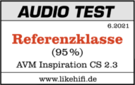 AVM Inspiration CS 2.3 Kompakt streaming CD-mottaker med 2 x 140 W